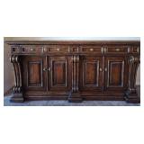 Y - MARGE CARSON STONE INSET SIDEBOARD 90"L (L3)