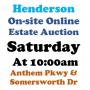 WELCOME TO OUR SAT. @10am ONLINE PUBLIC AUCTION