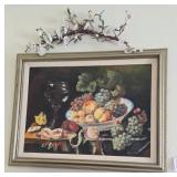 J - STILL LIFE FRAMED ART & WALL DECOR (B4)