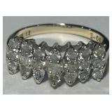 10KT YELLOW GOLD DIAMOND RING 3.10GRS