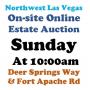 Sun.@10am - Northwest Las Vegas Estate Online Auction 10/19
