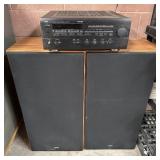311 - YAMAHA STEREO RECEIVER & 2 SPEAKERS