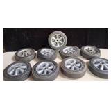 311 - LOT OF 9 WHEELS/ TIRES (R63)