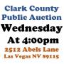 Wed.@4pm - Clark County Timed Online Public Auction 10/22