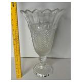 777 - LARGE ANTIQUE CUT GLASS CRYSTAL CENTERPIECE