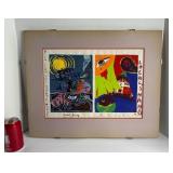 777 - VINTAGE ORIGINAL POP ART PAINTING - SIGNED -