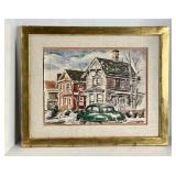 777 - VINTAGE ORIGINAL WATERCOLOR PAINTING - SIGNE