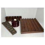 777 - LOT OF ANTIQUE CHIP TRAYS