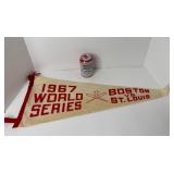 777 - LARGE ORIGINAL FELT 1967 WORLD SERIES PENNAN