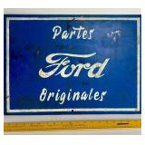 777 - VINTAGE PAINTED FORD PARTS SIGN
