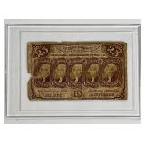 777 - RARE 1862 25ï¿½ FRACTIONAL CURRENCY - 1ST ISSU