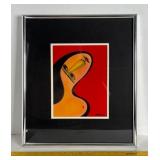 777 - VINTAGE ORIGINAL SIGNED ABSTRACT PAINTING