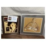 777 - LOT OF 2 VINTAGE FRAMED ARTWORKS