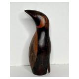 777 - ANTIQUE SOLID WOOD PENGUIN - HANDCARVED & PA