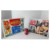 777 - LOT OF 2 LARGE VINTAGE MOVIE LOBBY CARDS