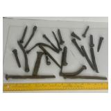 777 - HUGE LOT OF ANTIQUE CAST IRON NAILS