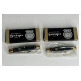 777 - 2 VINTAGE COPENHAGEN CUSTOM POCKET KNIVES -