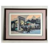 777 - VINTAGE LITHOGRAPH SIGNED & NUMBERED - 33.5"