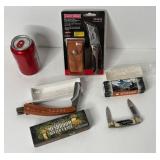 777 - LOT OF 3 VINTAGE KNIVES IN BOXES - NOS