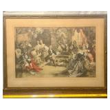 777 - RARE ANTIQUE HAND COLORED LITHOGRAPH BY VICE