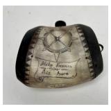 777 - ANTIQUE SCRIMSHAWED GUN POWDER HORN