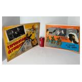 777 - LOT OF 2 LARGE VINTAGE MOVIE LOBBY CARDS