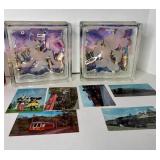 777 - LOT OF 2 VINTAGE MICKEY MOUSE & PLUTO ETCHED