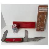 777 - OVERSIZED WHITE TAIL CUTLERY HANDMADE POCKET