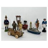 777 - LARGE LOT OF ANTIQUE WW1 LEAD MILITARY TOYS