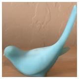 K - VINTAGE FENTON GLASS BIRD