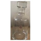 K - VINTAGE CRYSTAL BOTTLE BUD VASE (L41)