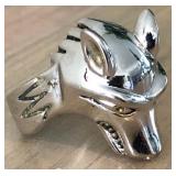 K - SILVER WOLKF-HEAD RING (K82)