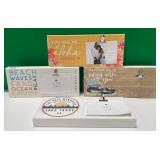 43 - NEW WMC 4 PIECES WALL DECOR (G31)