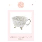 43 - NEW WMC KNIGHTLY CERAMIC TEA CUPS (N130)