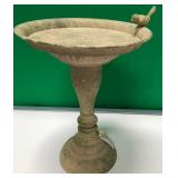 43 - NEW WMC GARDEN DECOR BIRDBATH 12"T (L206)
