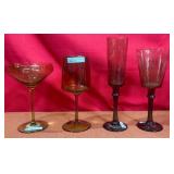 43 - NEW WMC 4 PIECES OF GLASS STEMWARE (N155)