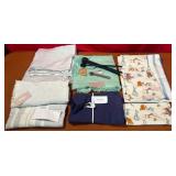 43 - NEW WMC TABLE LINENS, PILLOW TOPS (N127)