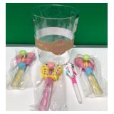 43 - NEW WMC LIGHT UP BUBBLE FANS (A257)