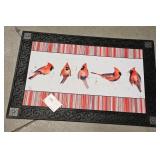 43 - NEW WMC CARDINALS DOOR MAT (J74)