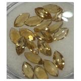4.34CT CITRINE GEMSTONES