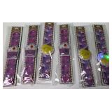 43 - NEW WMC LOT OF 6 SLAP BRACELETS (A303)