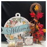 43 - NEW WMC FALL HOME DECOR, CANDLES (G49)