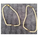 341 - 2 PIECES OF COSTUME JEWELRY (W131)