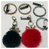 43 - NEW WMC COCO+CARMEN KEY CHAINS & RINGS (A178)