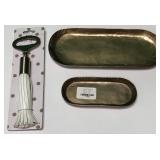 43 - NEW WMC SET OF 2 MINI TRAYS & BOTTLE OPENER