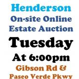 WELCOME TO OUR TUES. @6pm ONLINE PUBLIC AUCTION