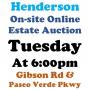 Tues.@6pm - Henderson Elegant Estate Online Auction 10/28