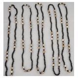 Q - LOT OF 5 BEADED NECKLACES (L148)
