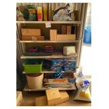 Q - 5-SHELF BOOKCASE W/ CONTENTS (Y12)