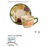 Q - FIESTAWARE "FRESH FRUIT" PATTERN (K20)